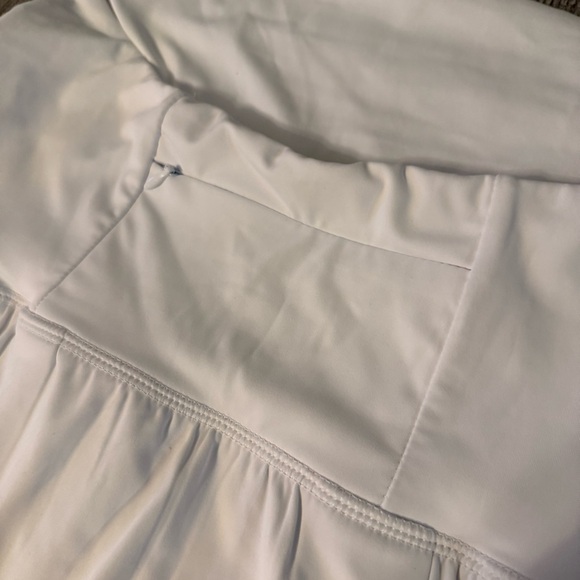 Women's Maternity White A-Line Skirt/Short - Picture 6 of 7